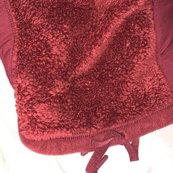 All In Motion Womens Sherpa Pullover Fleece Burgundy Medium - Picture 7 of 10